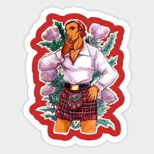 Royal Thistle Sticker